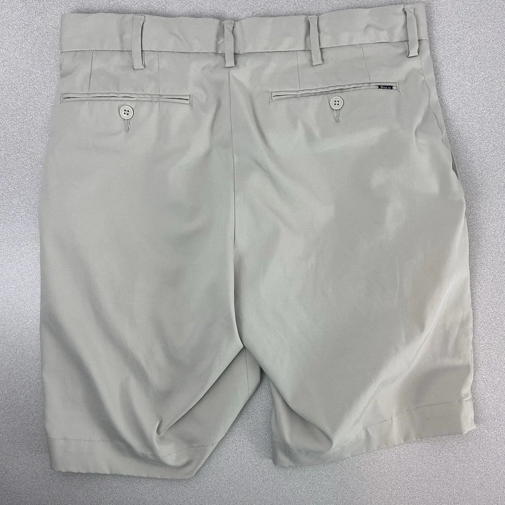 Polo Ralph Lauren Performance Stretch Classic Fit Khaki Golf‎ Shorts Mens Sz 30